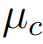 Símbolo do coeficiente de atrito cinético usado para a fórmula da força de atrito cinético.
