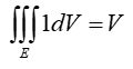 Cálculo do volume com integrais triplas