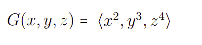 segundo campo vetorial para exemplo do cálculo do divergente.
