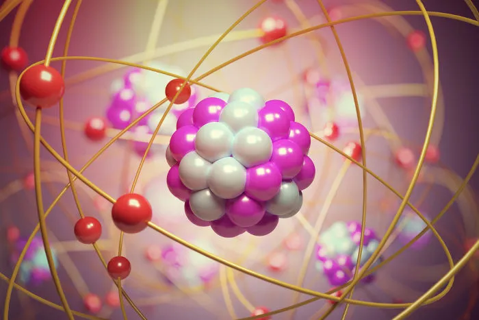 ilustração de um átomo